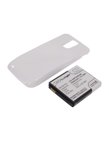 Battery for Samsung Galaxy S Hercules, SGH-T989, Galaxy S II X, white cover 3.7V, 2800mAh - 10.36Wh