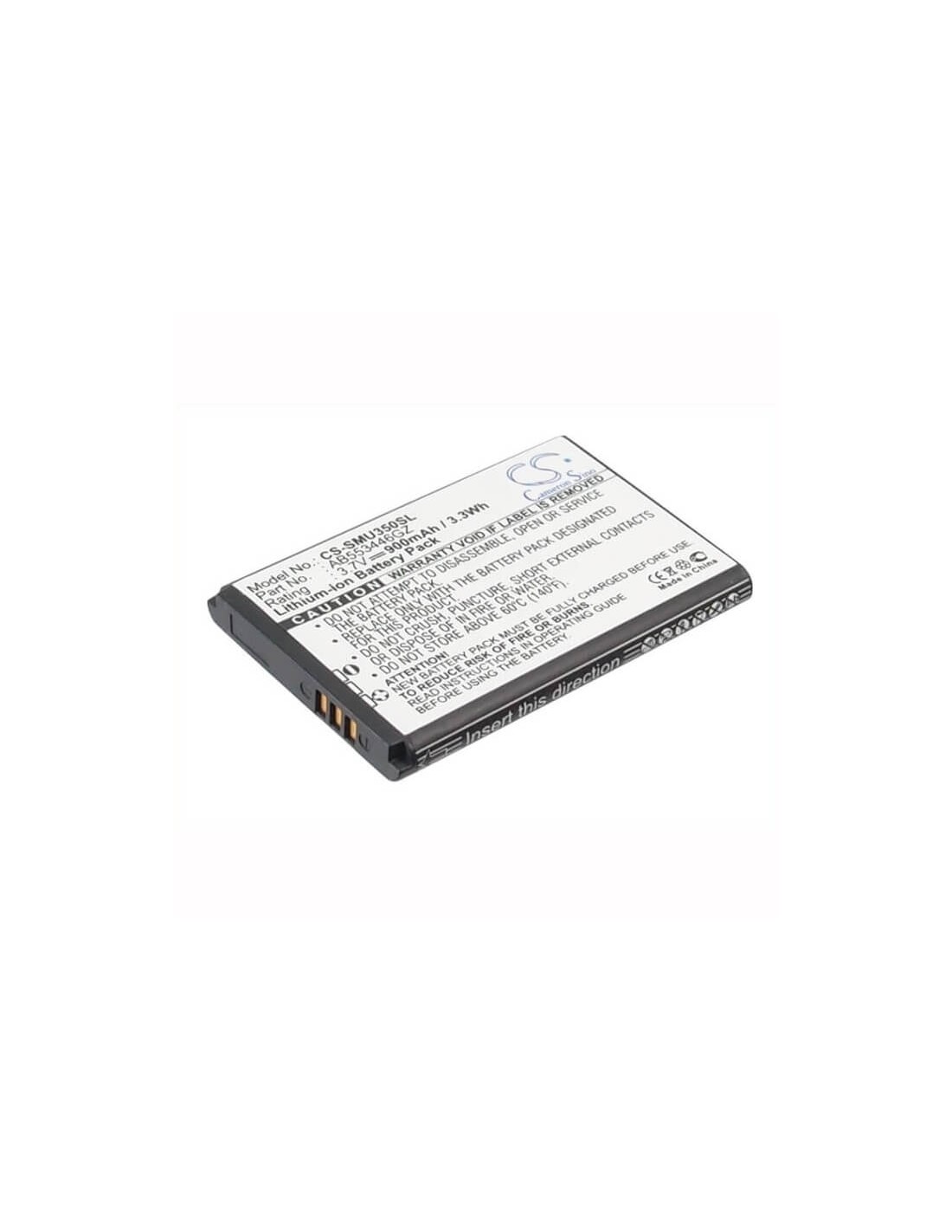 Battery for Samsung SCH-U310, Knack U310, SCH-U410 3.7V, 900mAh - 3.33Wh