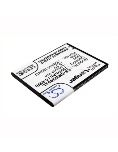 Battery for Samsung SGH-W999, SCH-W999, GT-S7530 3.7V, 1500mAh - 5.55Wh