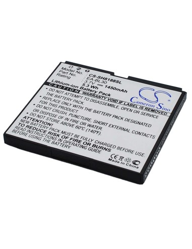 Battery for Sharp SH8188U 3.7V, 1450mAh - 5.37Wh
