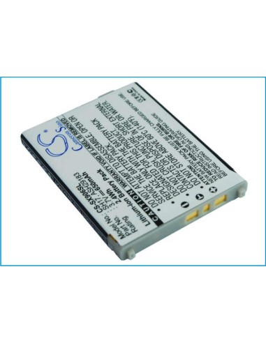 Battery for Sharp SH906I, 906I, 906H 3.7V, 650mAh - 2.41Wh