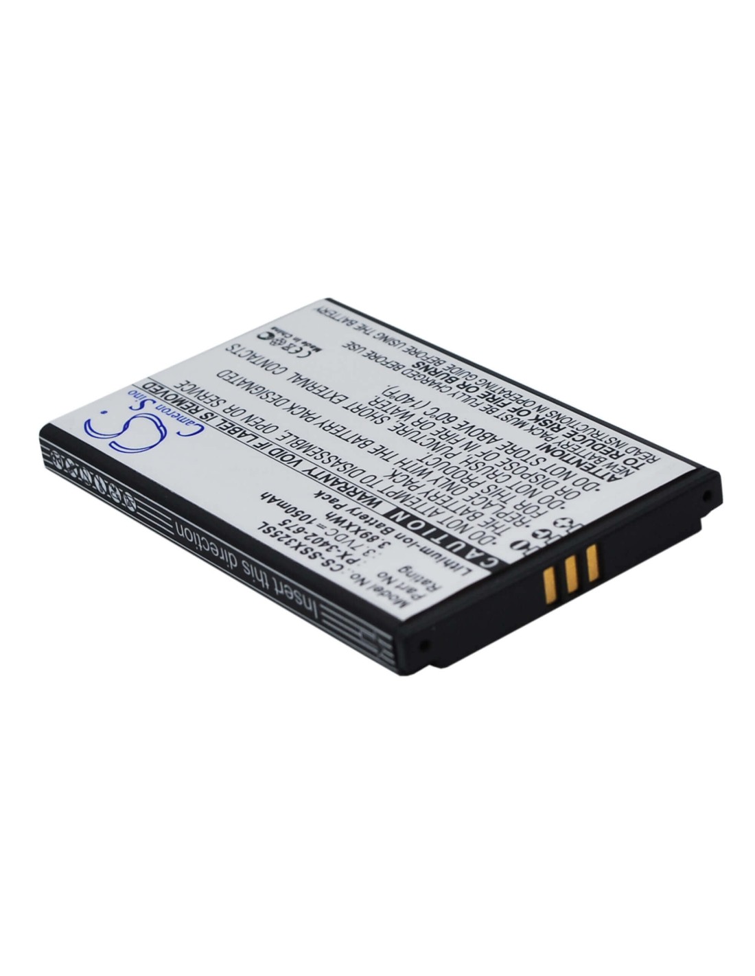 Battery for Simvalley SX-325 3.7V, 1050mAh - 3.89Wh