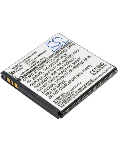 Battery for Sony Ericsson Xperia A, SO-04E, Xperia ZR 3.7V, 2050mAh - 7.59Wh