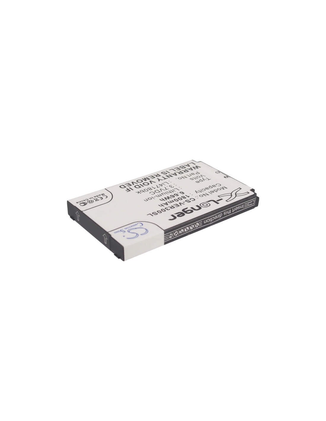 Battery for ViewSonic Q3, Q5, Q1 3.7V, 1800mAh - 6.66Wh