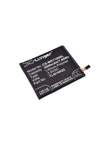Battery for Wiko Highway, Highway 4G, Highway Signs 3.8V, 2000mAh - 7.60Wh