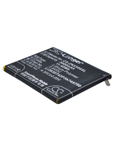 Battery for ZTE Nubia Z7 Dual SIM 3.8V, 3000mAh - 11.40Wh