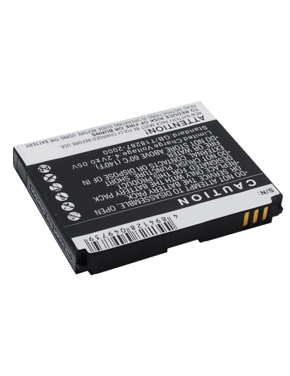 Battery for ZTE N760, Z990, Fury 3.7V, 1500mAh - 5.55Wh