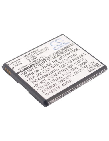 Battery for ZTE N983, U960E, Z795G 3.7V, 1650mAh - 6.11Wh