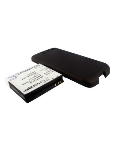Battery for Google G7 extended with black back cover 3.7V, 2400mAh - 8.88Wh