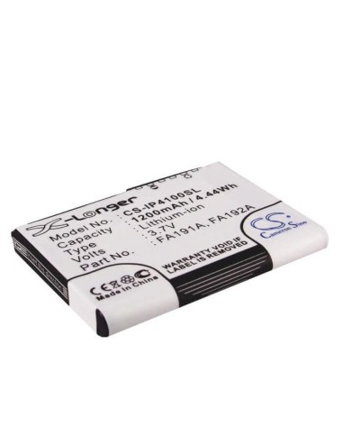 Battery for Hp Ipaq H4100, Ipaq H4150, Ipaq H4155 3.7V, 1200mAh - 4.44Wh