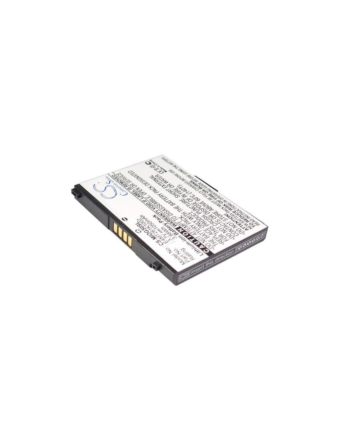 Battery for Mitac Mio Leap G50, Mio Leap K1, Mio Lovebird 3.7V, 1050mAh - 3.89Wh