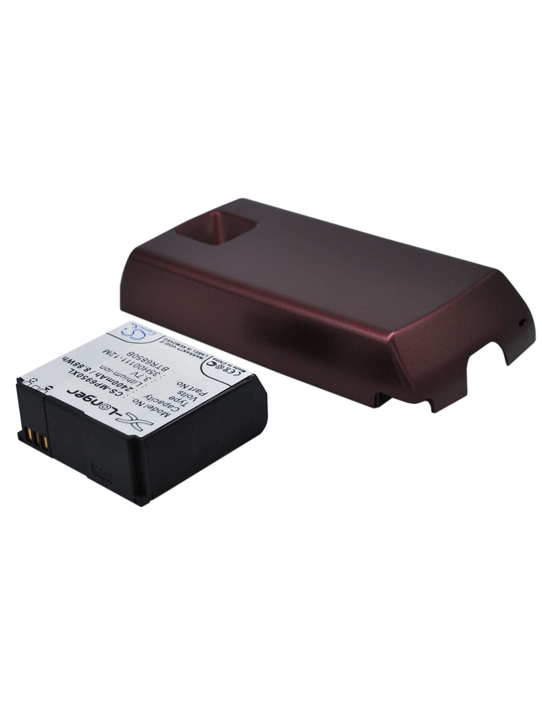 Battery for Sprint Diamond Pro, Vx6950, Ppc6850 3.7V, 2400mAh - 8.88Wh