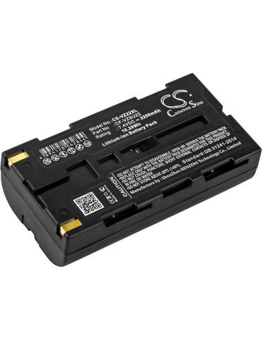 Battery for Panasonic Toughbook 01, Nec T2UR18650F-5928, 7.4V, 2600mAh - 19.24Wh