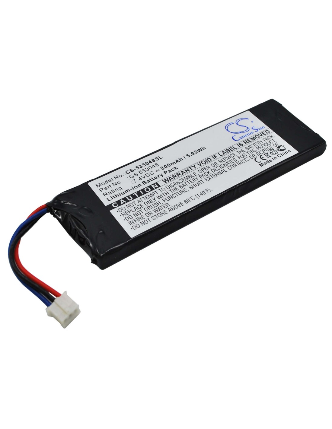 Battery for Sonstige X Drive Mp3 Player 7.4V, 800mAh - 5.92Wh