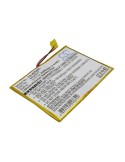 Battery for Archos 5 60gb 3.7V, 2600mAh - 9.62Wh