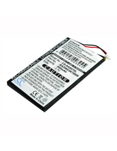 Battery for Creative Zen Neeon, Zen Neeon 2, Zen Neeon Dap-md0005 3.7V, 850mAh - 3.15Wh
