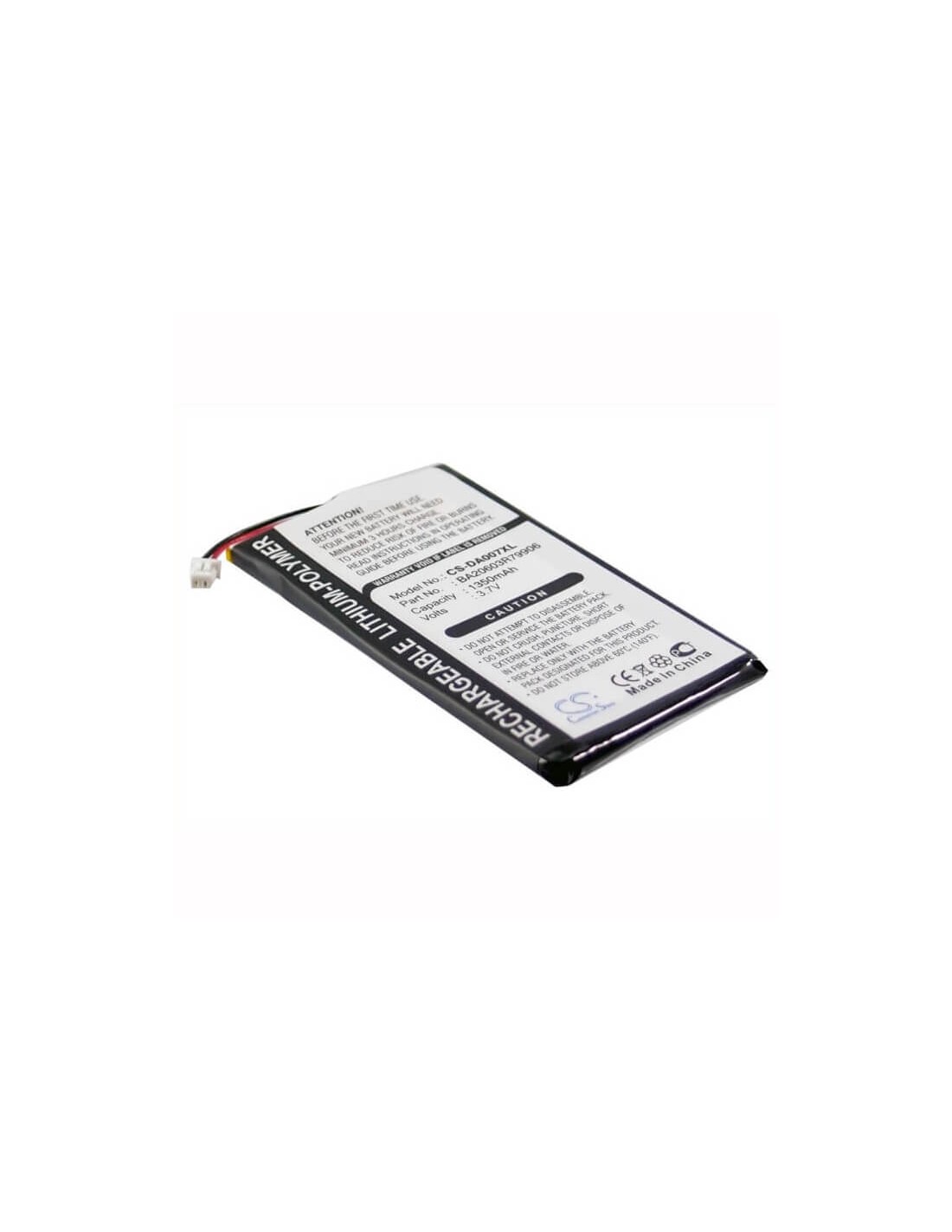 Battery for Creative Zen Neeon, Zen Neeon 2, Zen Neeon Dap-md0005 3.7V, 1350mAh - 5.00Wh