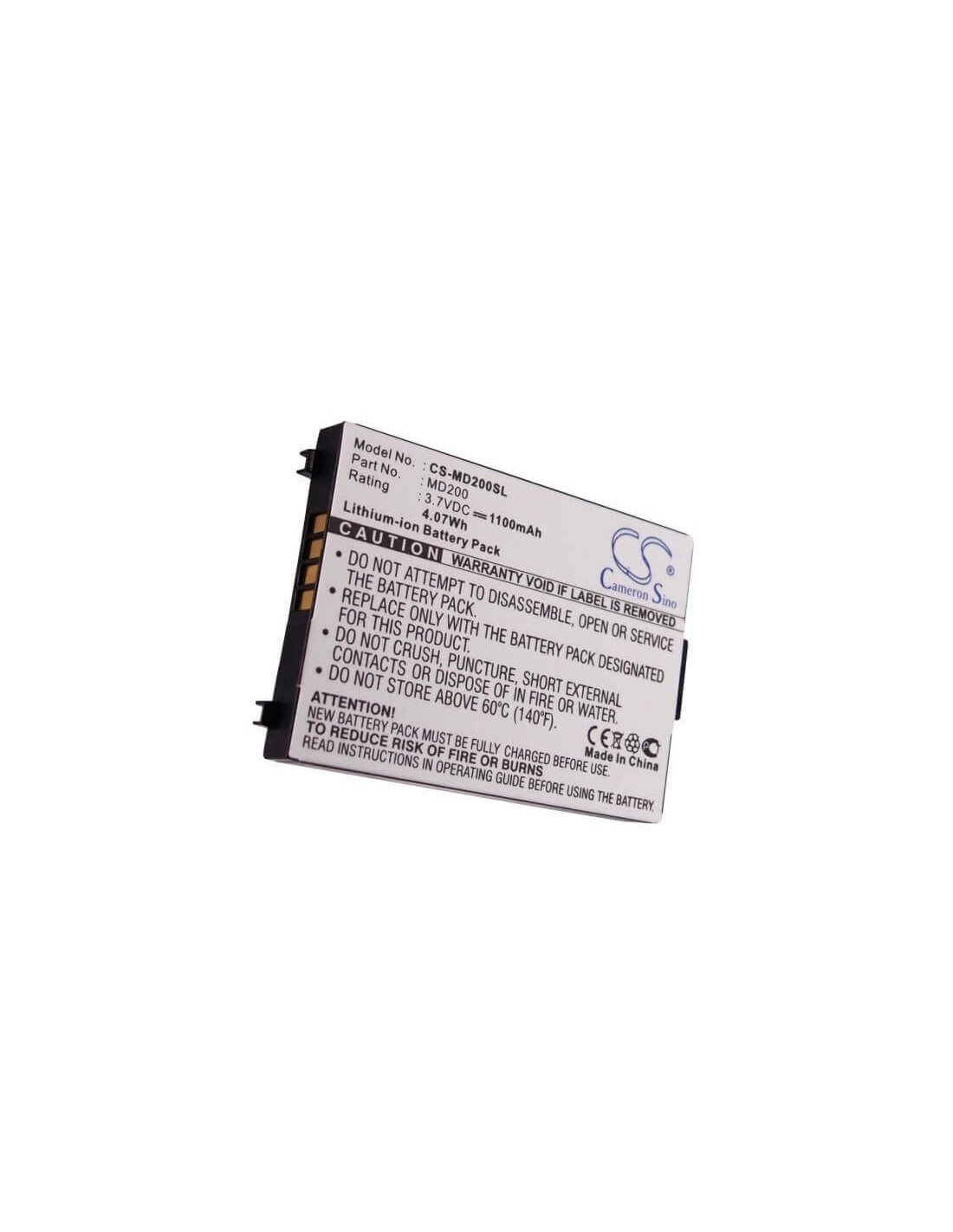 Battery for Medion Md95200, Md95380, Md96300 3.7V, 1100mAh - 4.07Wh