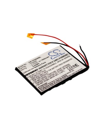 Battery for Thompson Pdp2840 Mp3 Player 3.7V, 1600mAh - 5.92Wh