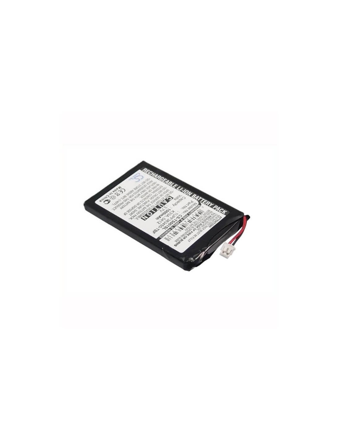 Battery for Toshiba Gigabeat Mes30vw, Gigabeat Mes30v, Gigabeat Mes60v 3.7V, 1000mAh - 3.70Wh