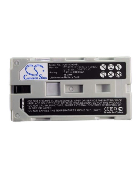 3400mAh-Akku Li-Ion für Casio IT-2000 IT-3000 2000D30E 2000D33E IT-3100 