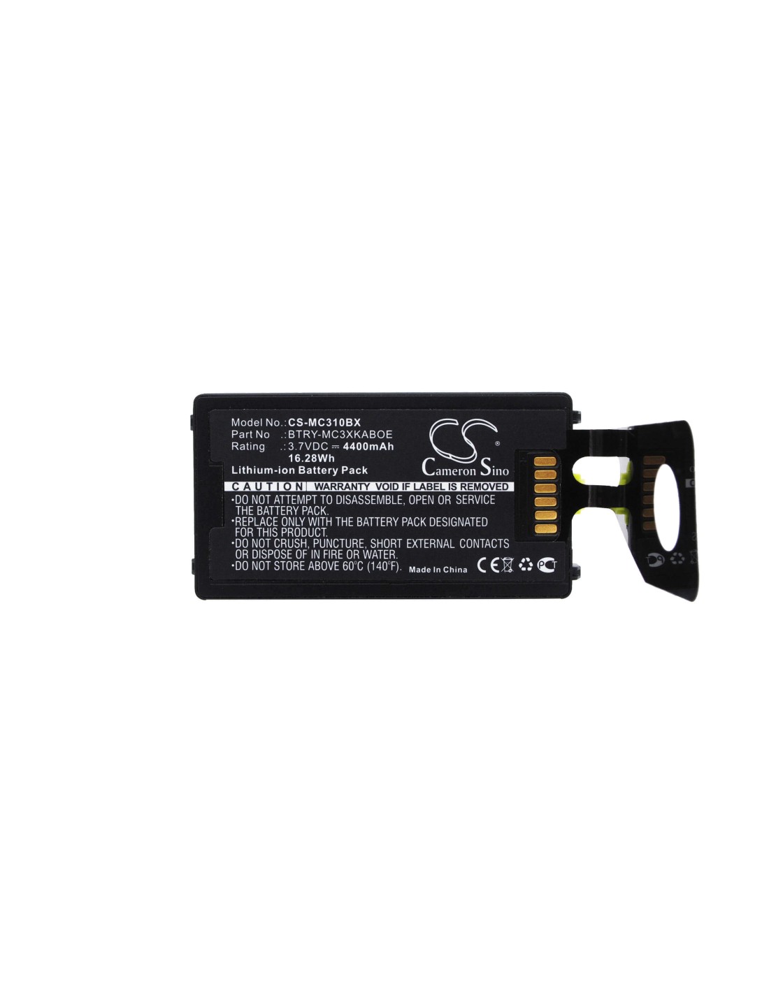 Battery for Symbol Mc3100, Mc3190, Mc3190g 3.7V, 4400mAh - 16.28Wh