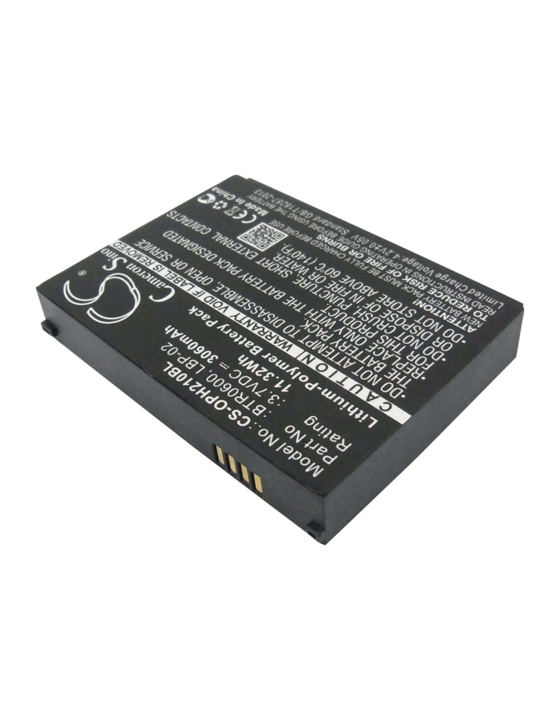 Battery for Opticon H21, H22, H21 1d 3.7V, 3060mAh - 11.32Wh