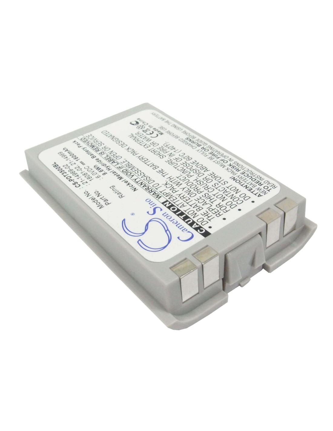 Battery for Symbol Pdt3500, Pdt3510, Pdt3540 6.0V, 1600mAh - 9.60Wh