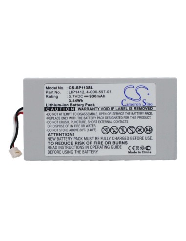 Battery for Sony Psp Go, Psp-na1006, Psp-n100 3.7V, 930mAh - 3.44Wh