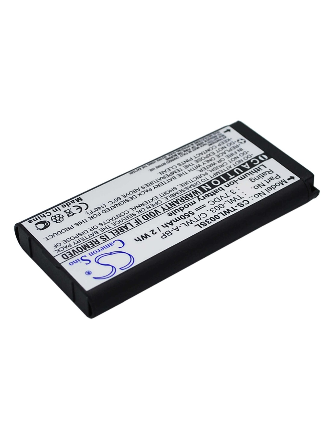 Battery for Nintendo Dsi, Ndsi, Ndsil 3.7V, 550mAh - 2.04Wh