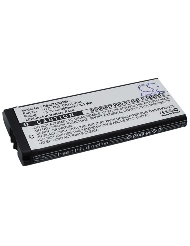 Battery for Nintendo Dsi Xl, Utl-001, Dsi Ll 3.7V, 900mAh - 3.33Wh