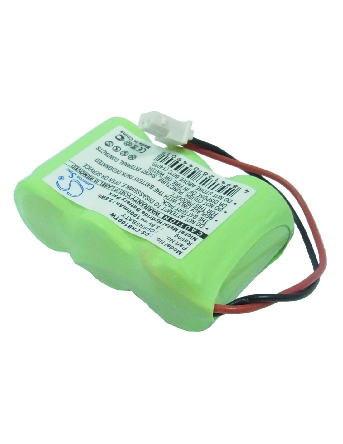 Battery for Chatter Box 100afh 2/3a, Cbfrs Batt, Hjc Frs 3.6V, 1000mAh - 3.60Wh