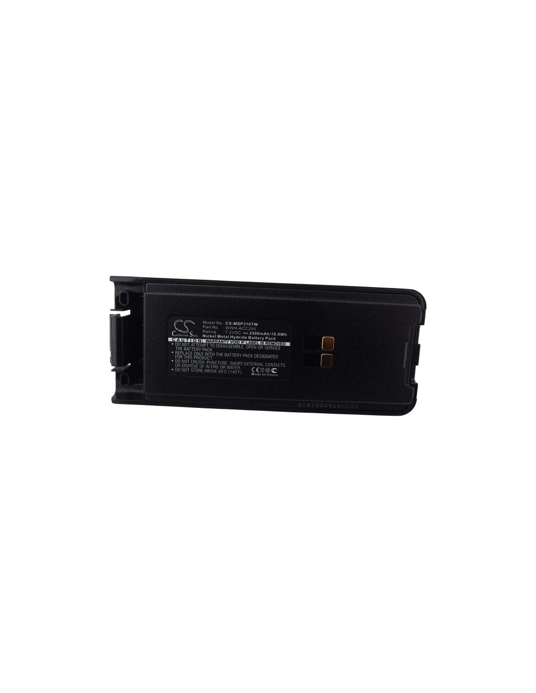 Battery for Maxon Sp300, Sp310, Sp320 7.2V, 2500mAh - 18.00Wh
