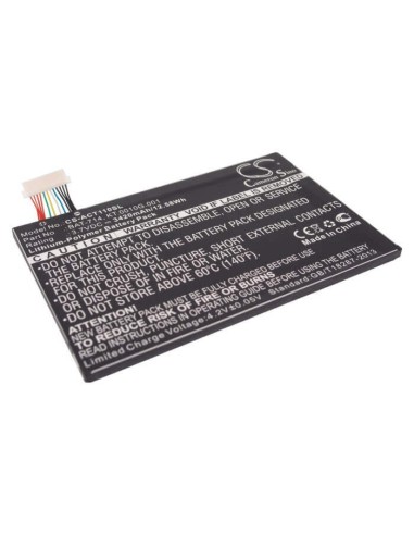 Battery for Acer Iconia Tab A110 3.7V, 3420mAh - 12.65Wh