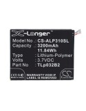 Battery for Alcatel One Touch Pop 7, P310a, One Touch Pixi 8 3.7V, 3200mAh - 11.84Wh