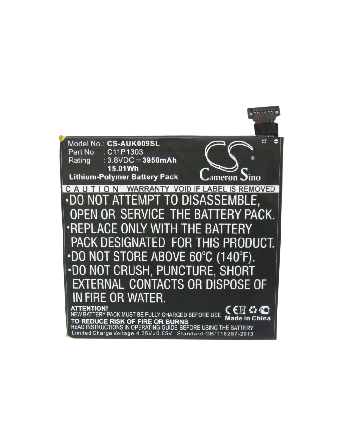 Battery for Google Nexus 7, Nexus 7, Me571k 3.8V, 3950mAh - 15.01Wh
