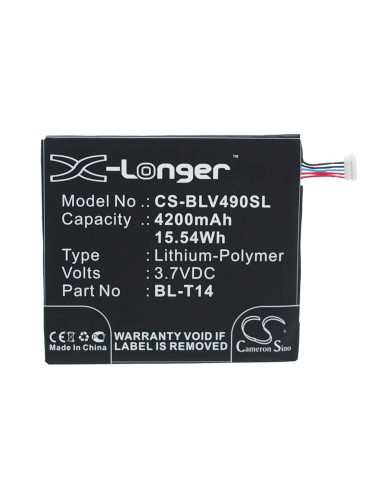 Battery for Lg G Pad 8.0, V490, V495 3.7V, 4200mAh - 15.54Wh