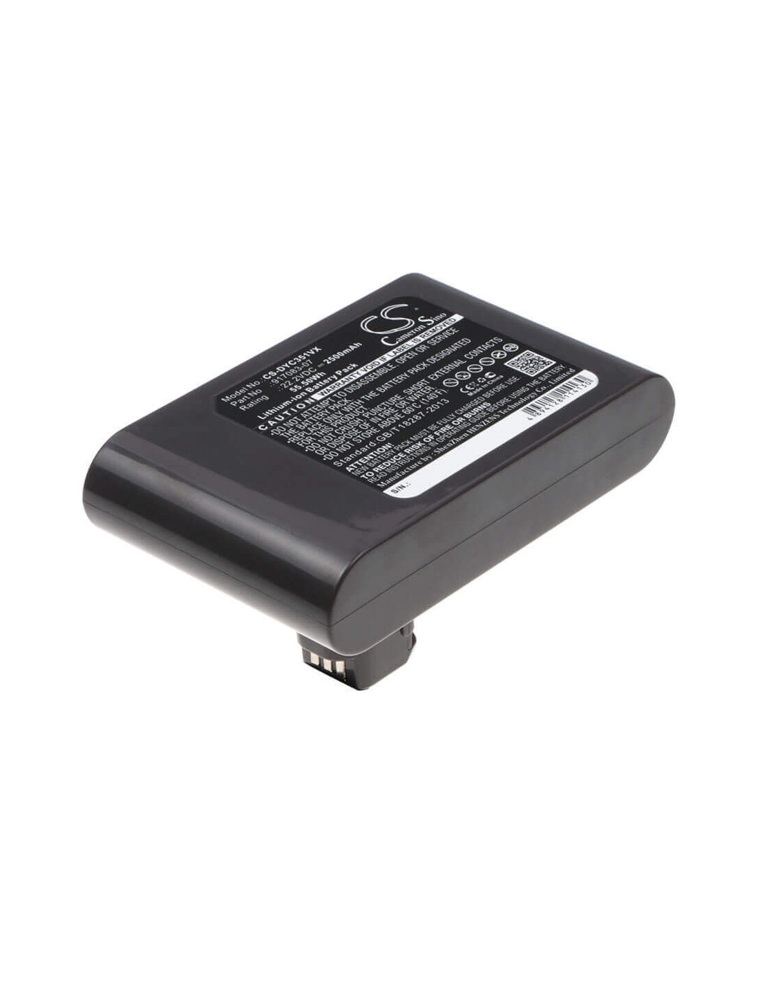 Super High Capacity 2500Mah Battery for Dyson Dc30, Dc31, Dc35, 22.2V, 55.50Wh