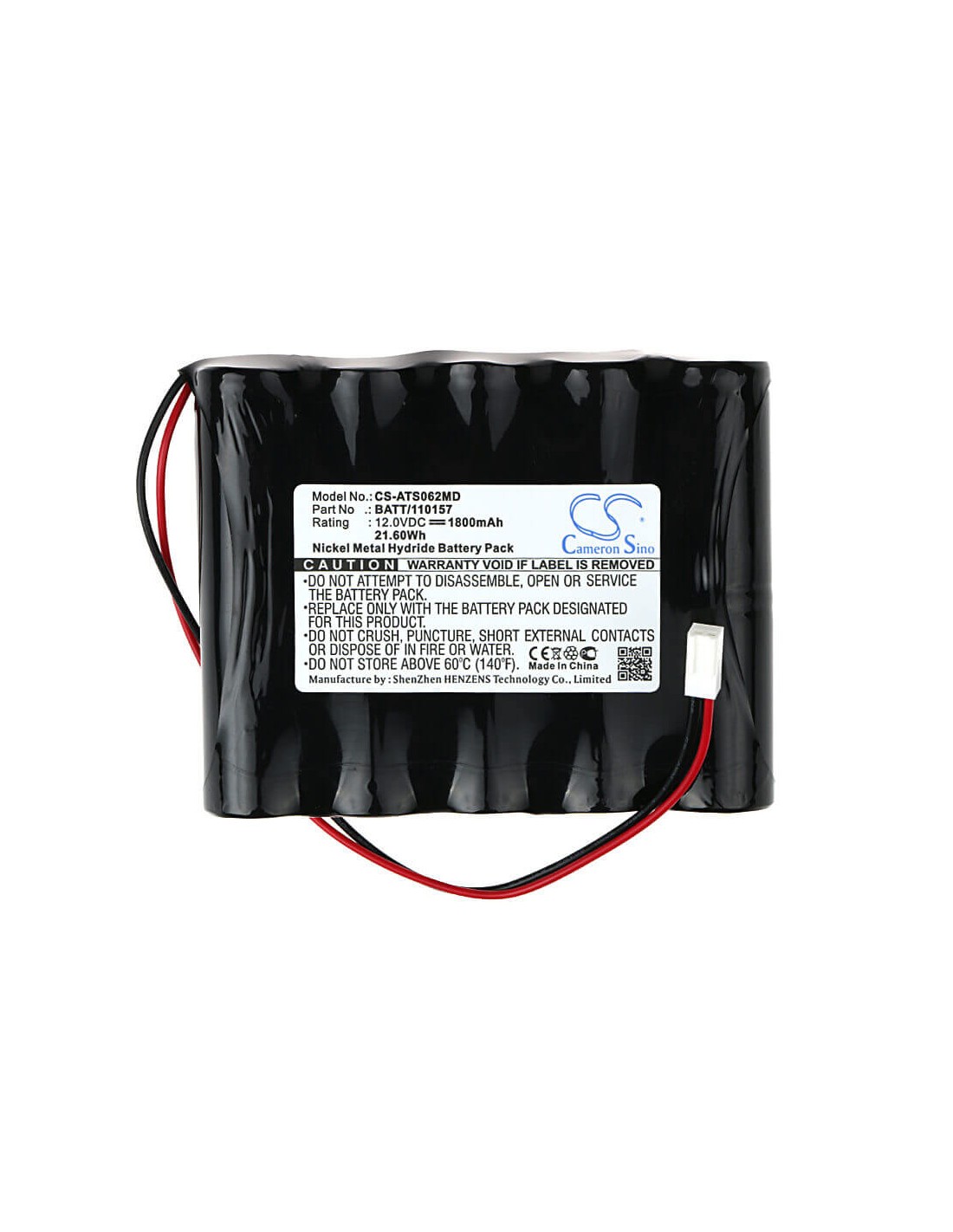 Battery for Atmos Pump Atmolit N, Pump Atmolit N64, Atmoport Pa-a1062 12.0V, 1800mAh - 21.60Wh