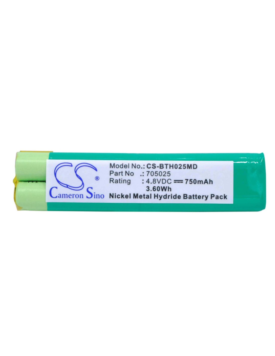 Battery for Brandtech Handystep, Autorep E, Repeating Pipettor 4.8V, 750mAh - 3.60Wh