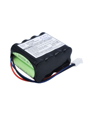 Battery for Drager Oxipac 2500 9.6V, 2000mAh - 19.20Wh