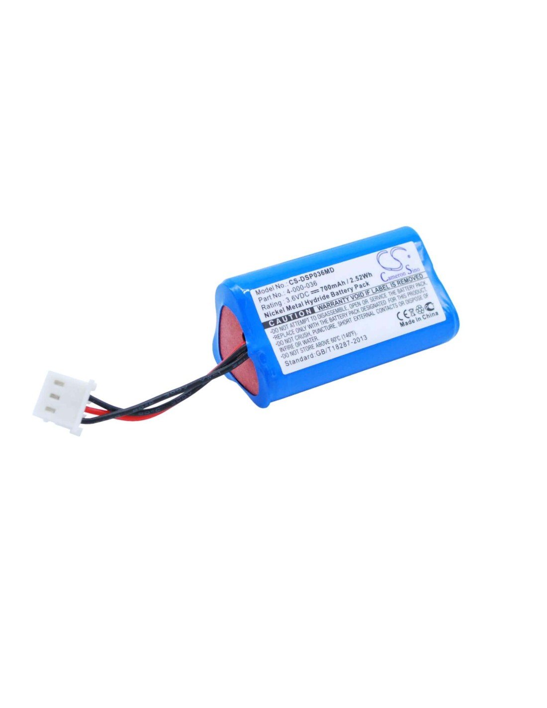 Battery for Drummond Scientific Portable Pipet-aid Xl, Portable Pipet-aid Xp2, Portable Pipet-aid Pk 3.6V, 700mAh - 2.52Wh