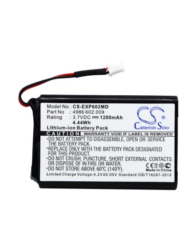 Battery for Eppendorf Stream, Xstream 3.7V, 1200mAh - 4.44Wh