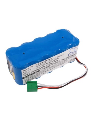 Battery for Ge Dash2000, Marquette Medical Systems Dash 2000, Dash 2000 12.0V, 2000mAh - 24.00Wh