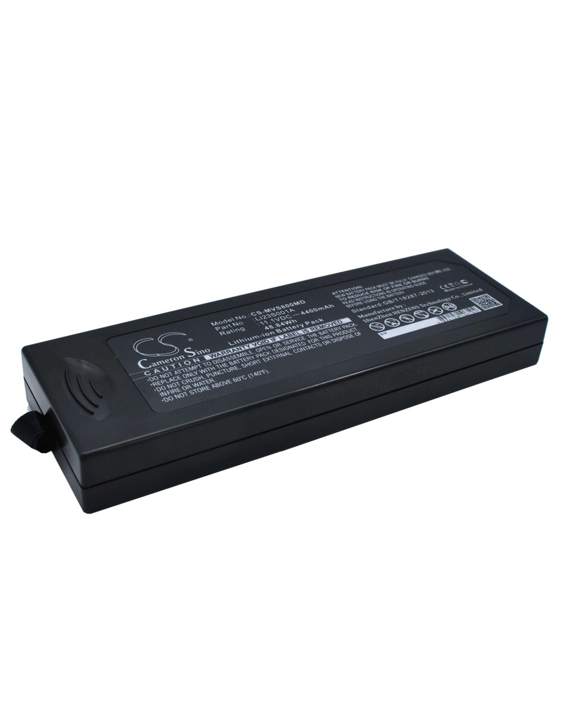 Battery for Mindray Vs800, Vs-800, Wato Ex-20 11.1V, 4400mAh - 48.84Wh