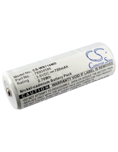 Battery for Welch Allyn, Cardinal Medical Cjb-191 3.6V, 750mAh - 2.70Wh