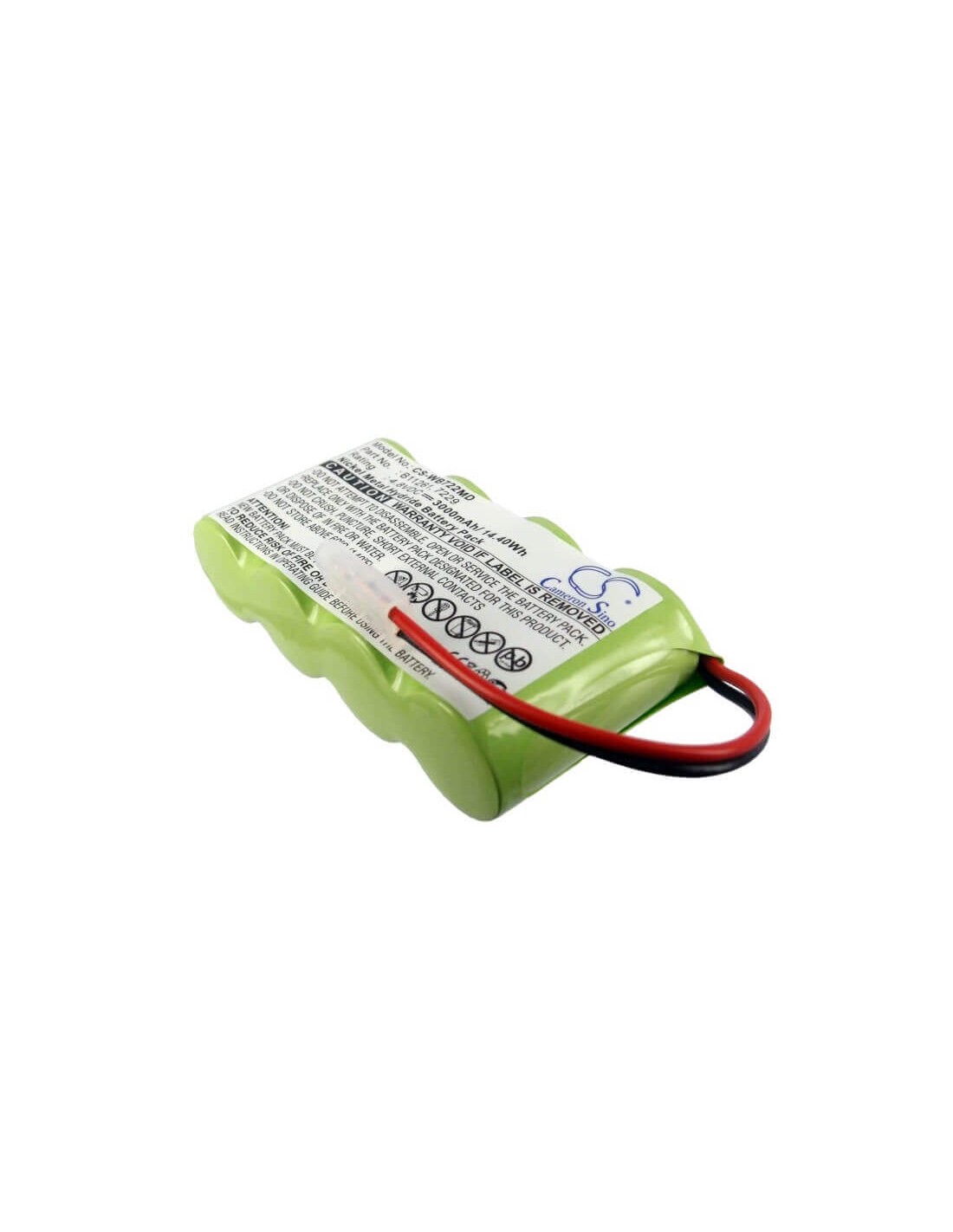 Battery for Welch-allyn 72240, 12000 4.8V, 3000mAh - 14.40Wh