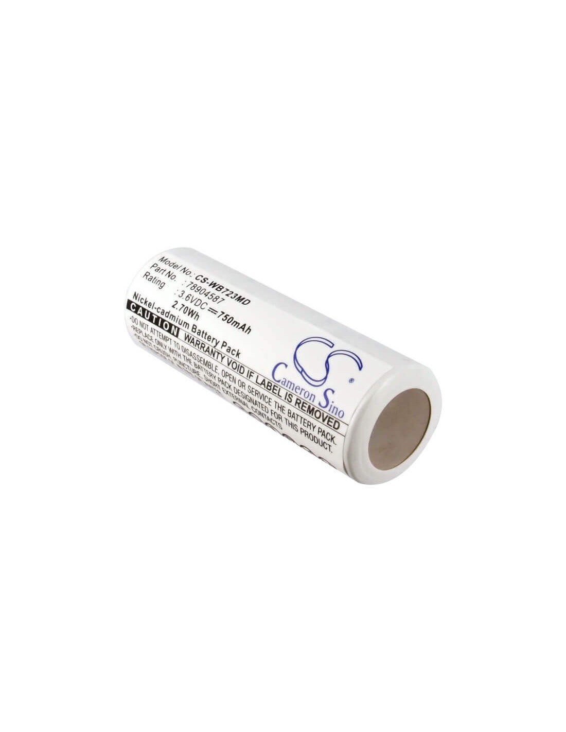 Battery for Welch Allyn, Cardinal Medical Cjb-723 3.6V, 750mAh - 2.70Wh