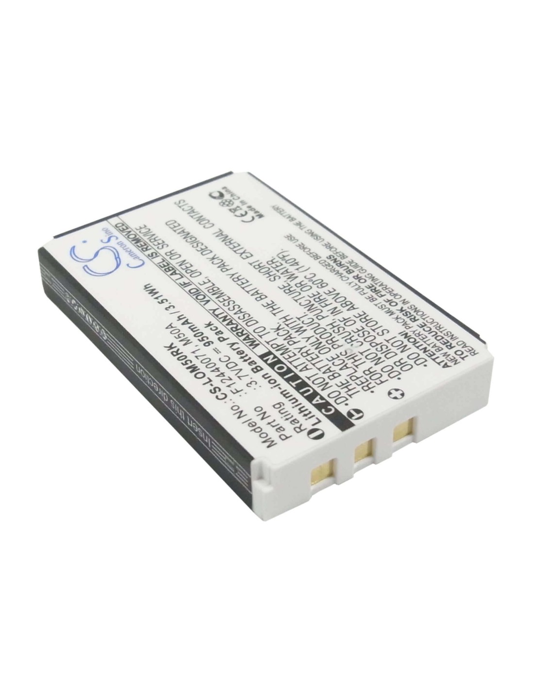 Battery for Logitech Dinovo Edge, Dinovo Mini, Y-ray81 3.7V, 950mAh - 3.52Wh