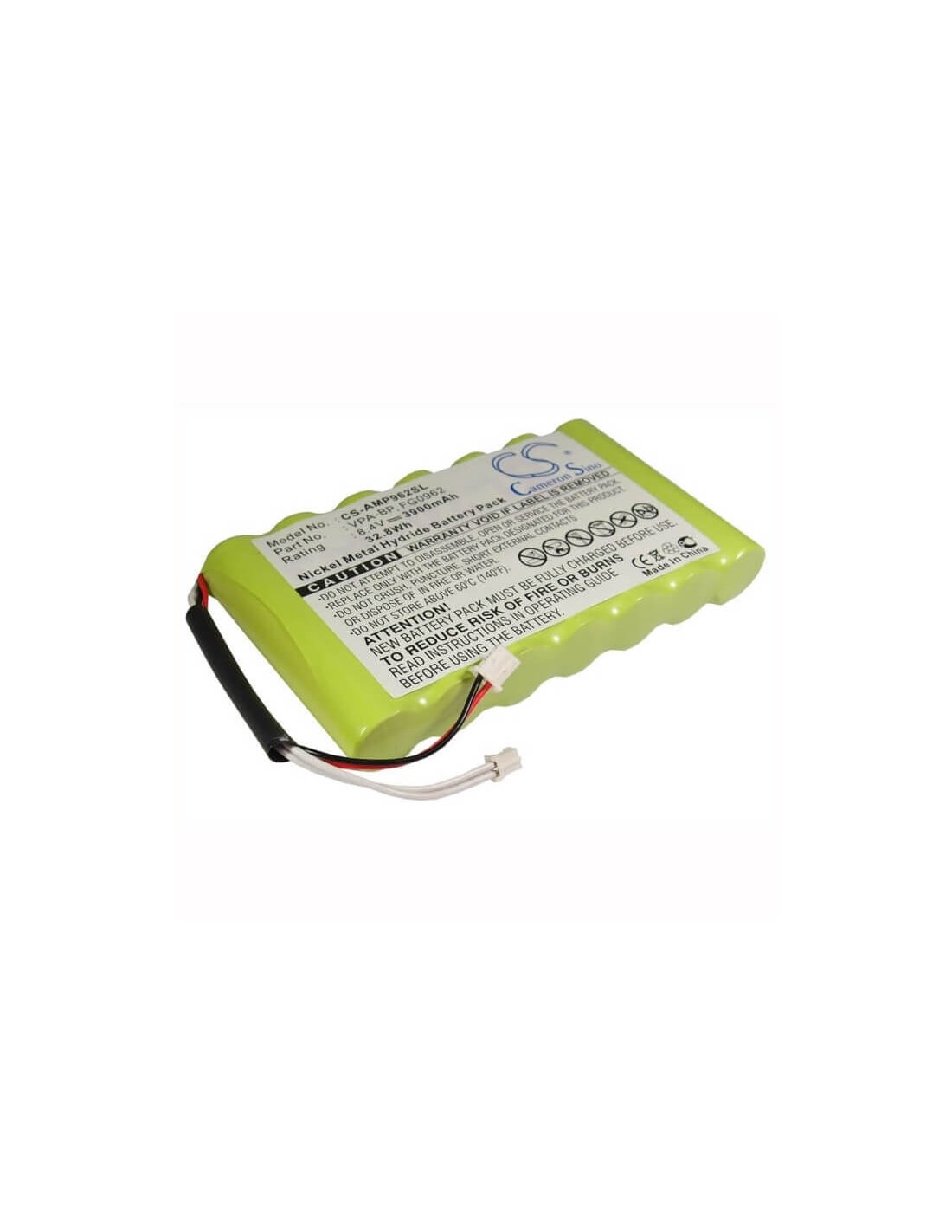 Battery for Amx Viewpoint Vpw-cp, Touchscreens Vpw-gs 8.4V, 3900mAh - 32.76Wh